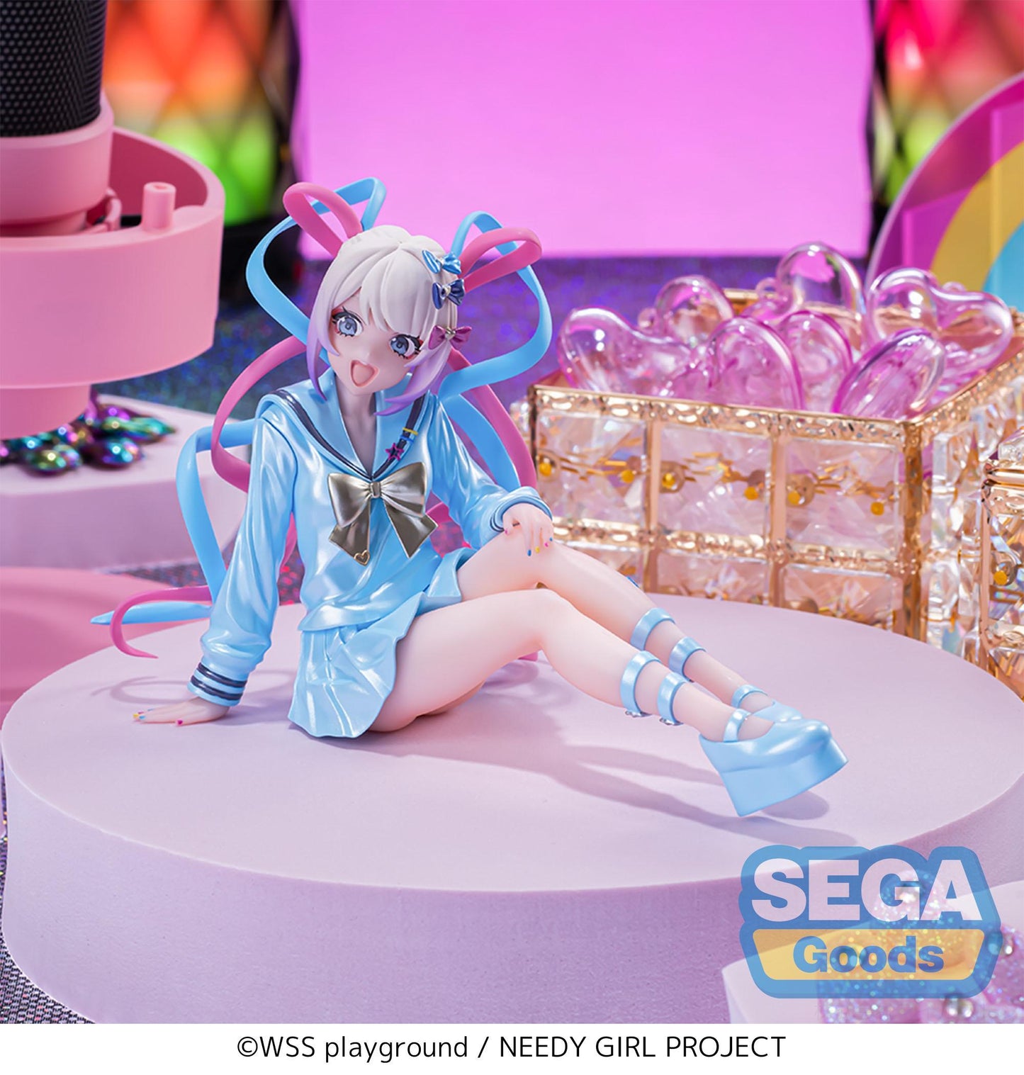 Anime "NEEDY GIRL OVERDOSE" PM Perching Figure "OMGkawaiiAngel"