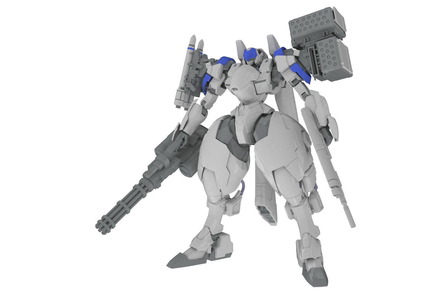 (Model Kits) POWERDoLLS X-4+(PD-802) WEAPON SET3(Shoulder Parts For Mounting Weapons&DRu35 MLC&M7A Gatling Gun) (Rerun)