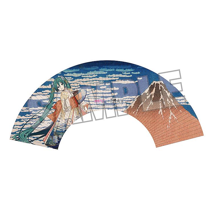 Hatsune Miku x Katsushika Hokusai iXima Hand Fan Fine Wind, Clear Morning