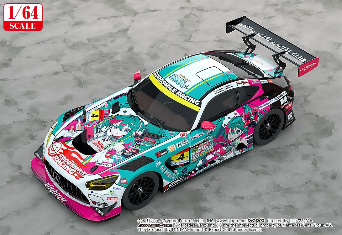 (Model Kits) Hatsune Miku GT Project 1/64 Good Smile Hatsune Miku AMG 2025 Presentation Ver. (Rerun)