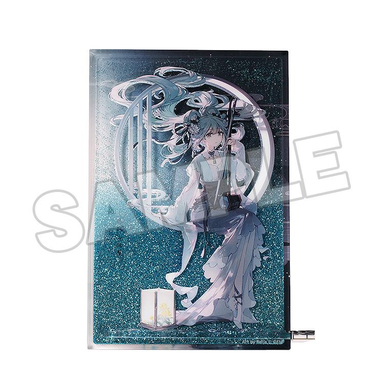 Character Vocal Series 01: Hatsune Miku Hatsune Miku Glitter Acrylic Block: Han Gong Qiu Yue Ver.