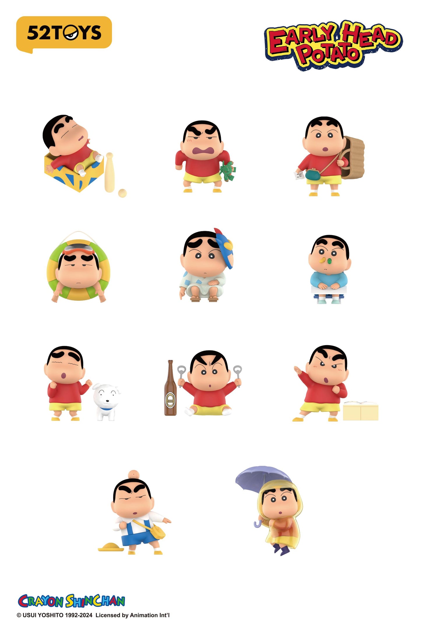 (Blind Box) Crayon Shinchan-Early Potato Head