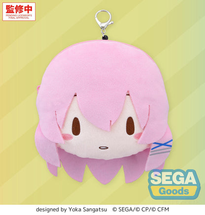 fuwa petit "HATSUNE MIKU: COLORFUL STAGE!" Face Pouch with Reel "School SEKAI Megurine Luka"