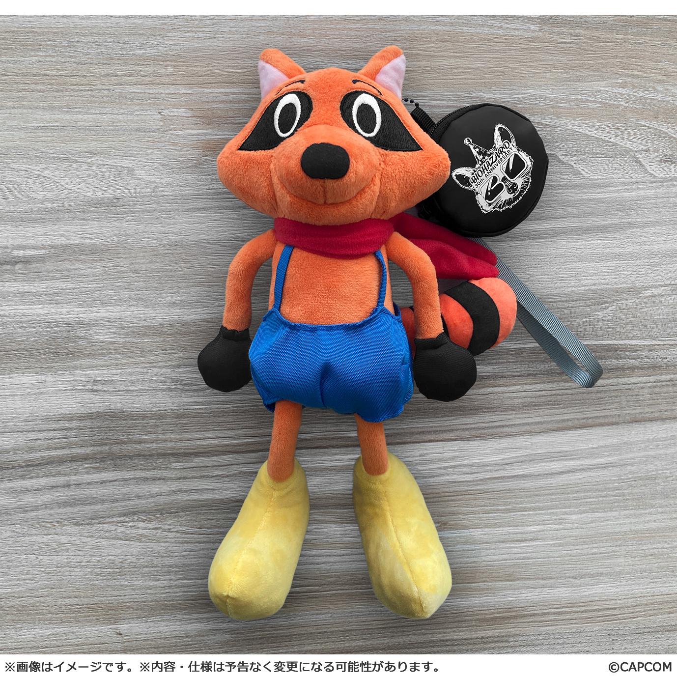 Resident Evil 30th Anniversary Mr. Raccoon Plush(Rerelease)
