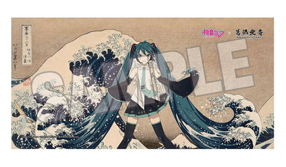 Hokusai Katsushika x Hatsune Miku by iXima Bath Towel The Great Wave off Kanagawa (Rerun)
