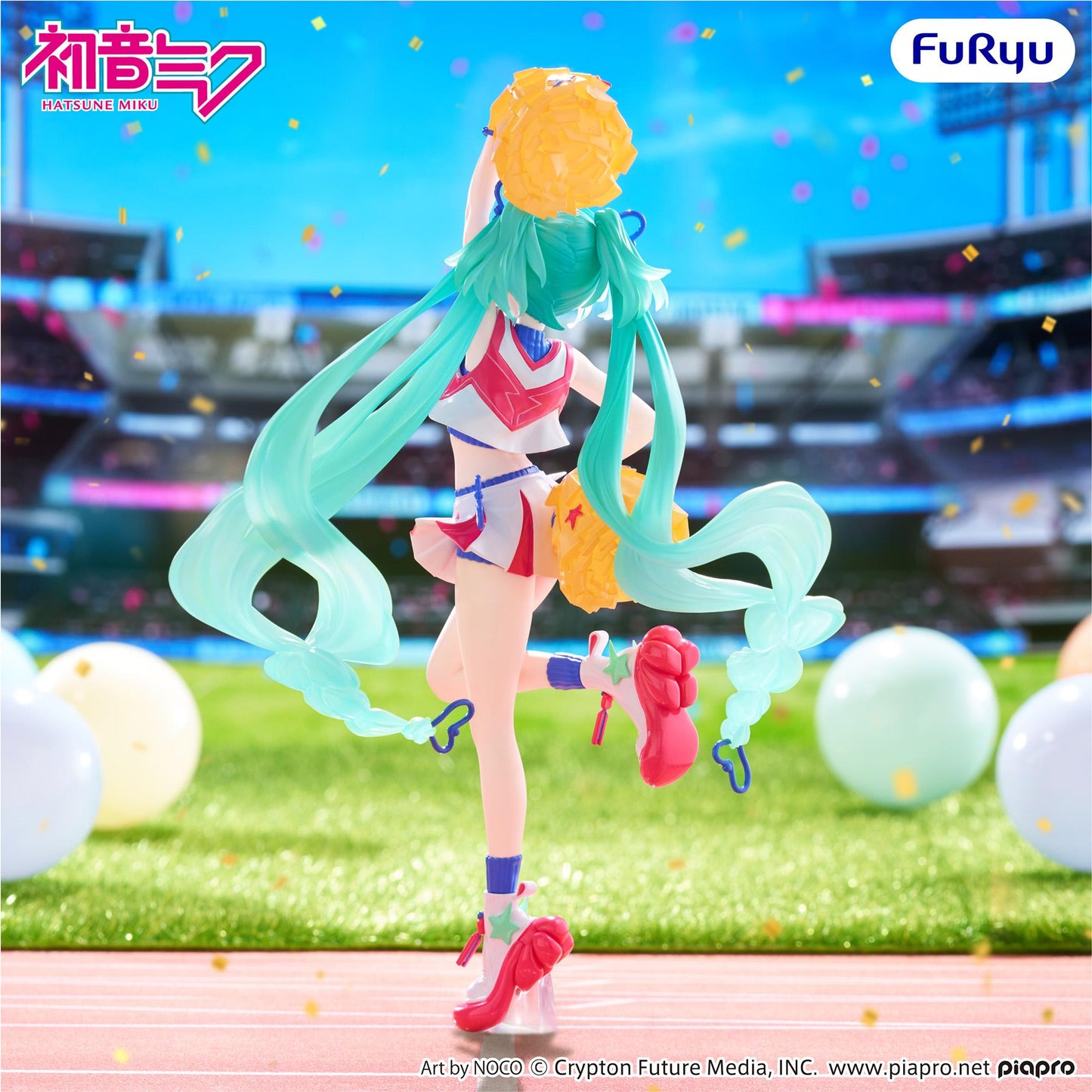 Hatsune Miku Muchute Figure -Cheerleader ver.-