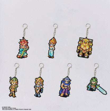 (Blind Box) CHRONO TRIGGER DIY Pixel Art Keychain Collection Display