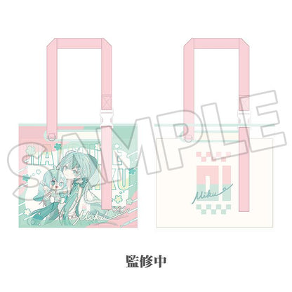 Character Vocal Series 01: Hatsune Miku Hatsune Miku Miku Hug Series Clear Bag: Flower Ver.