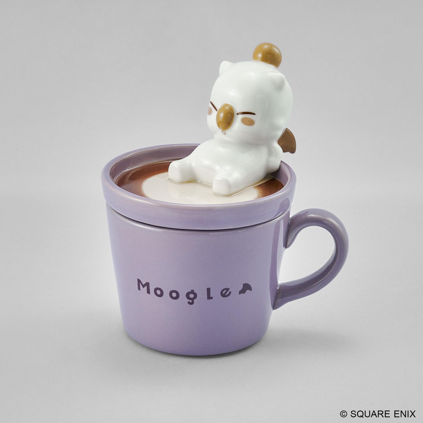 FINAL FANTASY Latte Art Figure Mug - MOOGLE