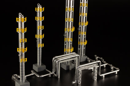 (Model Kits) 1/150 Scale Structure Kit "Fractionating Columns" (Rerun)