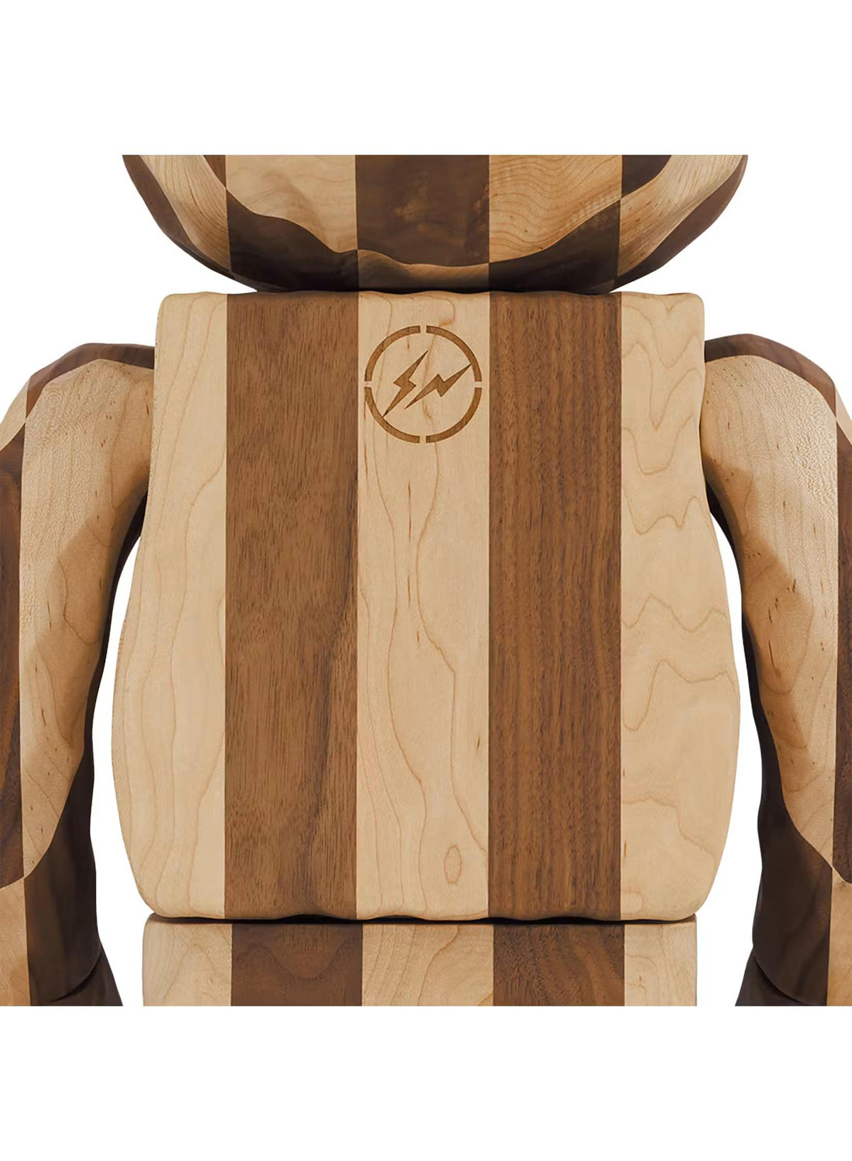 BE@RBRICK Karimoku fragmentdesign 1000% carved wooden - LONGITUDINAL CHESS [50% deposit required]