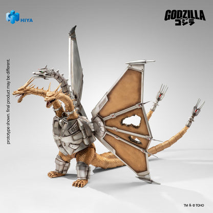 HIYA Exquisite Basic Series None Scale 13 Inch Godzilla vs. King Ghidorah Battle Damaged Mecha King Ghidorah Battle Damaged Action Figure