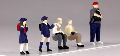 1/80 Scale super minifigure series6 That Day's Bus Stop Set (Rerun)