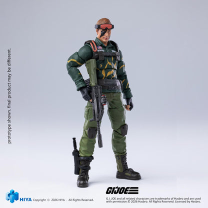 HIYA Exquisite Mini Series 1/18 Scale 4 Inch G.I.Joe Dusty Tiger Force Version Action Figure