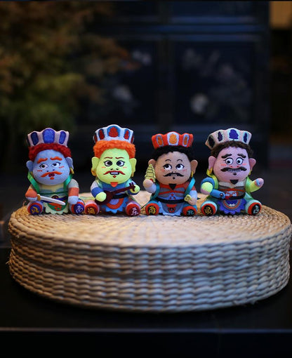 (Blind box) Modern Ancients Series – Four Heavenly Kings Plush Keychain Blind Box