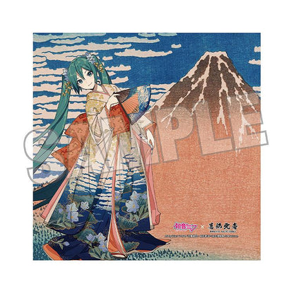Hokusai Katsushika x Hatsune Miku by iXima Hand Towel Fine Wind, Clear Morning (Rerun)