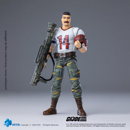 HIYA Exquisite Mini Series 1/18 Scale 4.3 Inch G.I.Joe BAZOOKA Tiger Force Version Action Figure