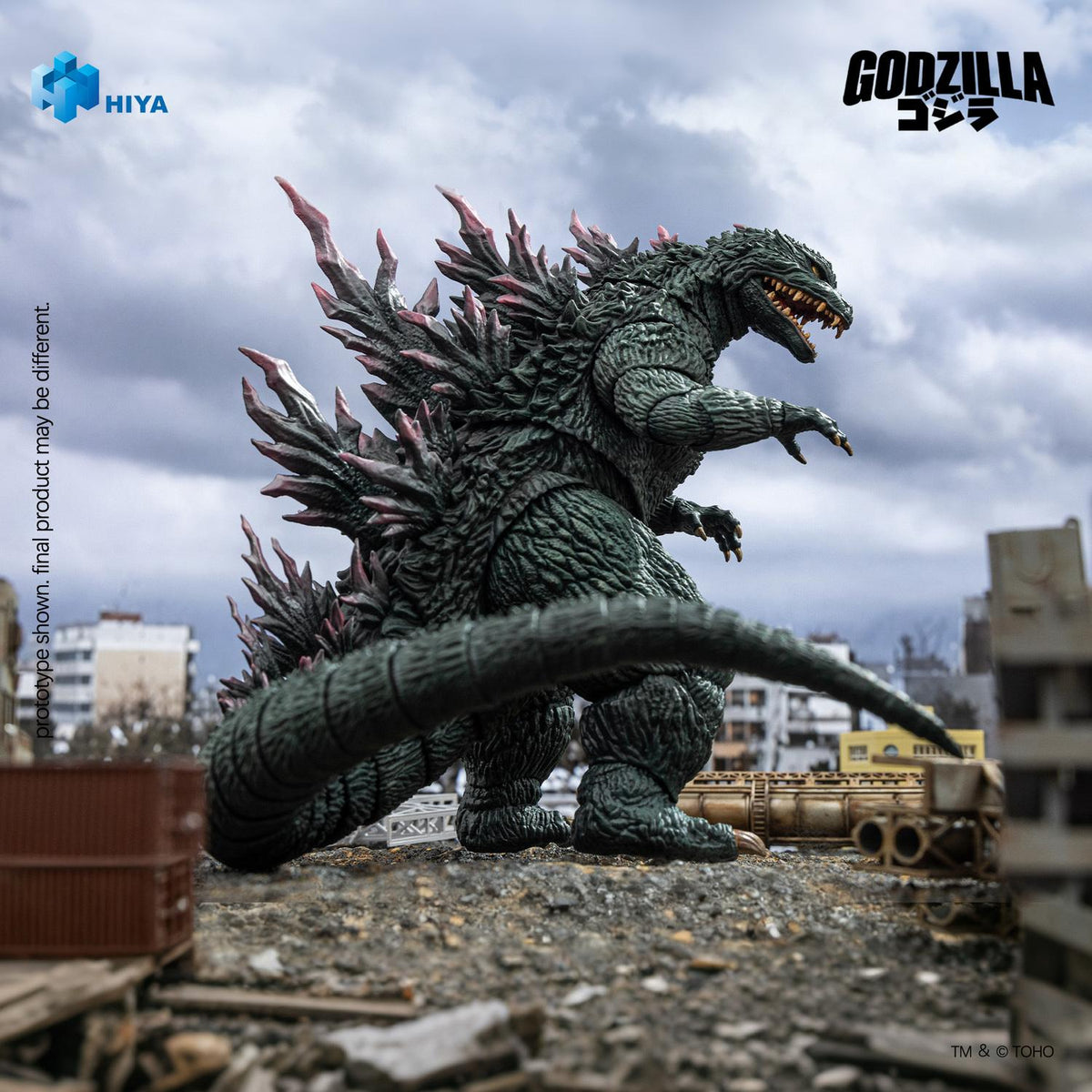 HIYA Exquisite Basic Series None Scale 7 Inch Godzilla vs. Megaguirus 2000 Godzilla Action Figure