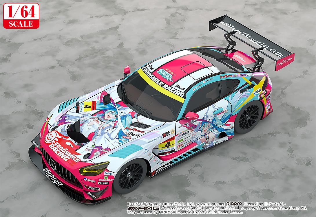 (Model Kits) Hatsune Miku GT Project 1/64 Good Smile Hatsune Miku AMG 2024 Season Opening Ver. (Rerun)