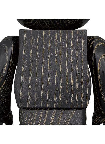 BE@RBRICK Karimoku Ukizukuri Black/Gold 400% [50% deposit required]