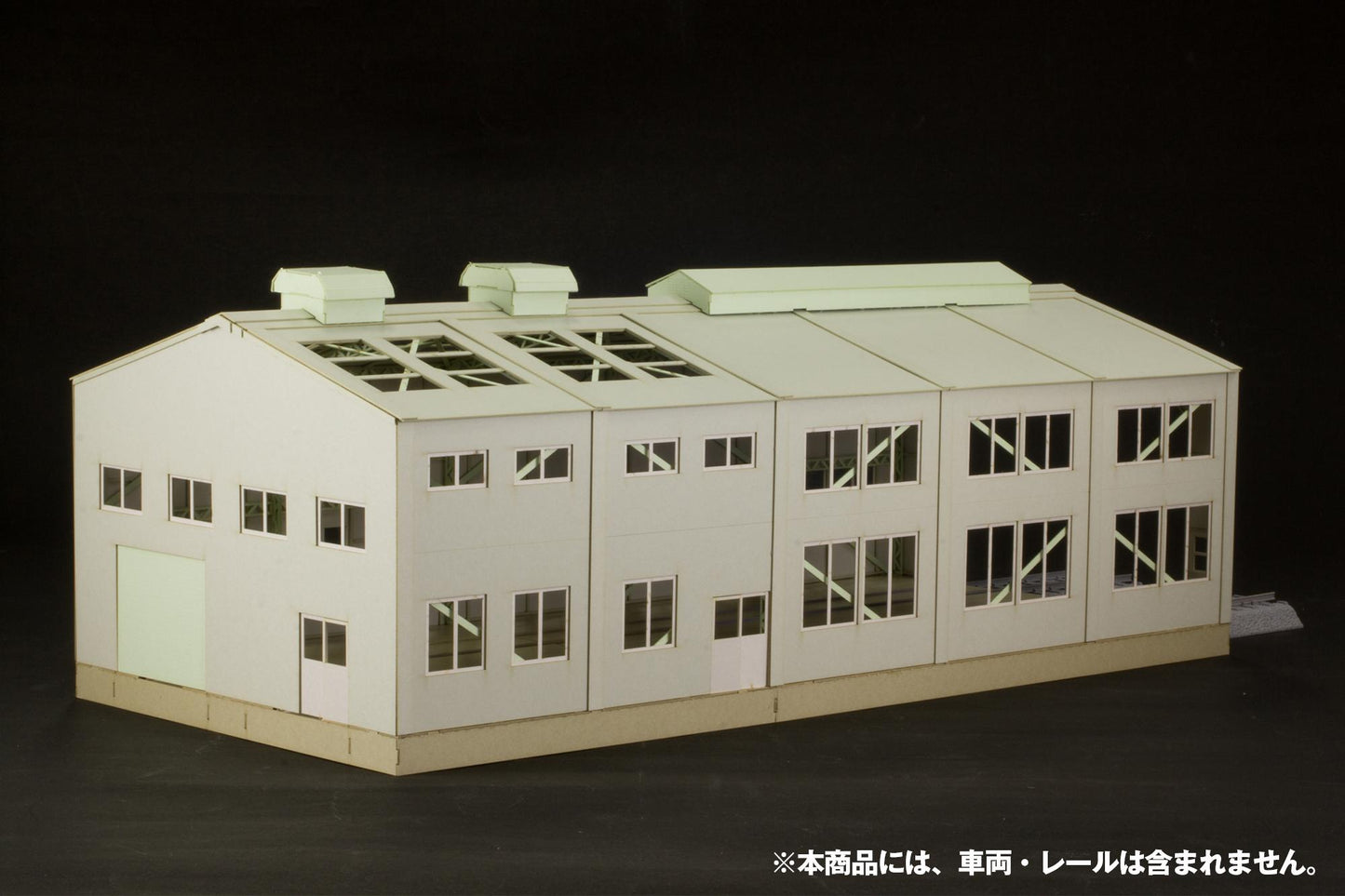1/80 Scale Paper kit Train depot