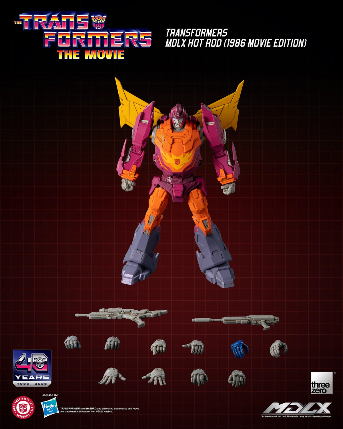 Transformers MDLX Hot Rod (1986 Movie Edition)