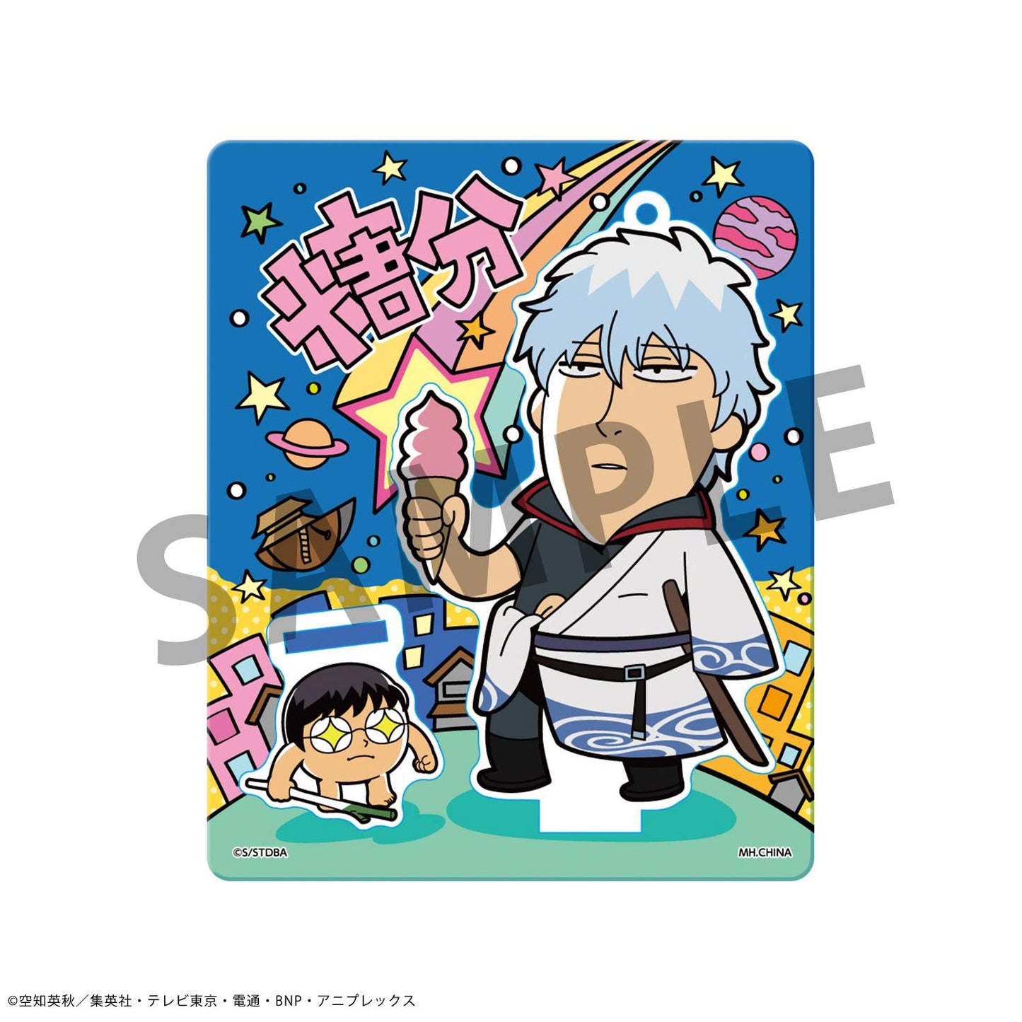 Gintama x Okawabukubu Gintama Oshanti Acrylic Mascot (Repeat)(Bilnd)