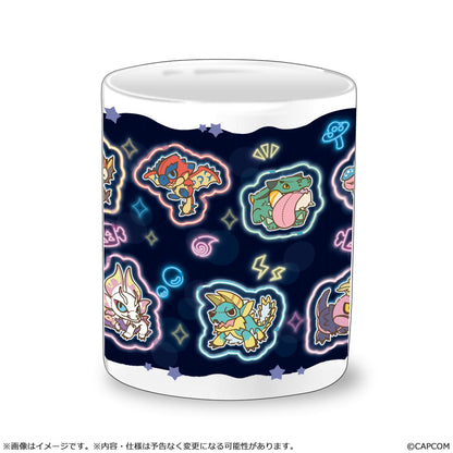 Monster Hunter MONSTER HUNTER CHIBI STYLE Heat-changing Mug: Neon-themed
