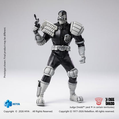 HIYA Exquisite Super Series 1/12 Scale 6 Inch JUDGE DREDD Judge Dredd Black&White Ver. Action Figure