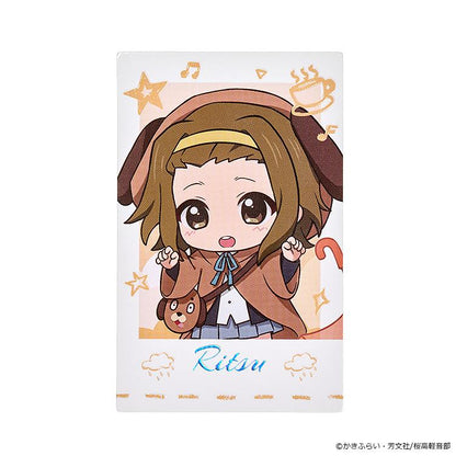 (Blind Box) K-ON! Fluffy Rain Series Collectible Instant Photo-Style Card (2 Piece Set)