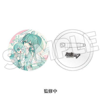 Character Vocal Series 01: Hatsune Miku Hatsune Miku Miku Hug Series Pinback Button: Flower Ver.