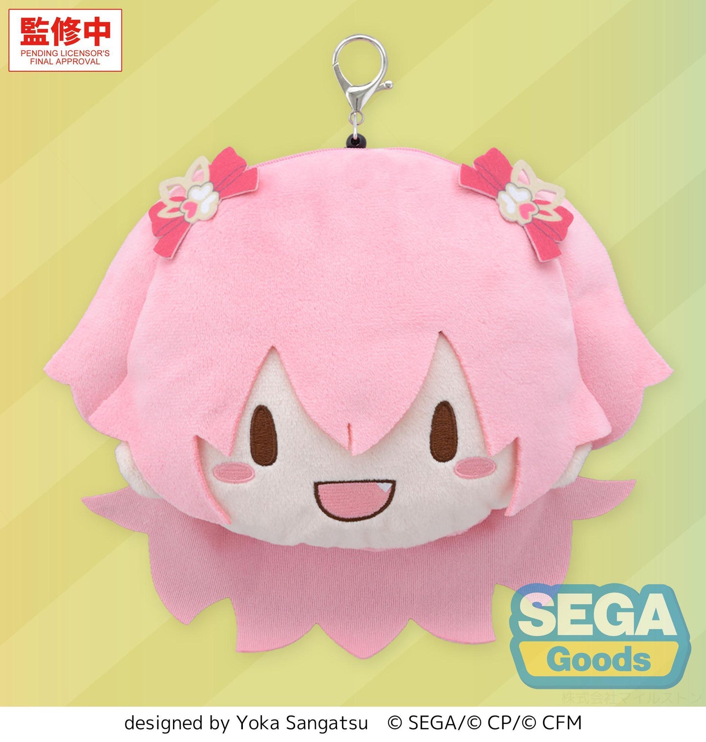 fuwa petit "HATSUNE MIKU: COLORFUL STAGE!" Face Pouch with Reel "Airi Momoi"