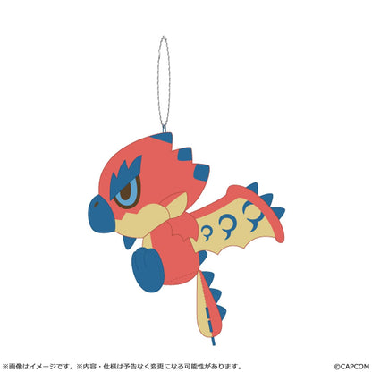 Monster Hunter MONSTER HUNTER CHIBI STYLE Plush Keychain: Rathalos
