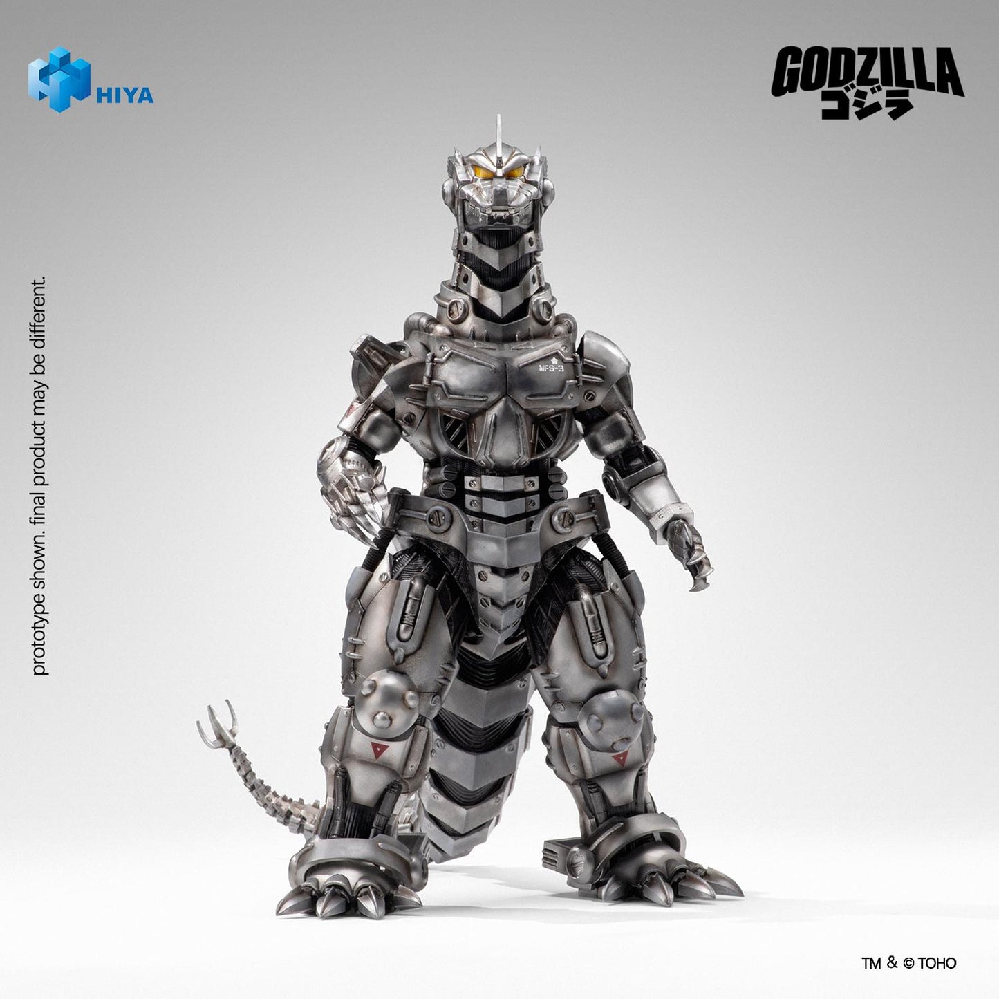 HIYA Exquisite Basic Series None Scale 7.7 Inch Godzilla Tokyo S.O.S. 2003 Mechagodzilla Heavy Arms / High Mobility Version Action Figure