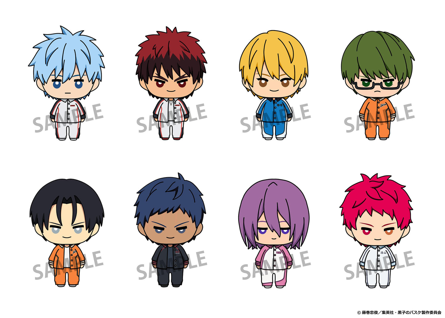 (Blind Box) Kuroko's Basketball NYOKINTO"THE BASKETBALL WHICH KUROKO PLAYS." Mascot Figure (8 Designs)