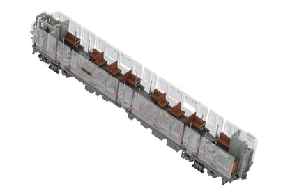 (Model Kits) Semi-cross seat interior set A (brown)