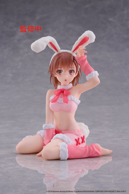 A Certain Scientific Railgun MOFLOCK Figure - Mikoto Misaka (Fluffy Bunny Ver.)