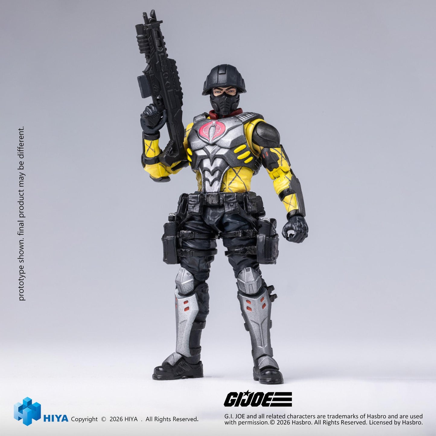 HIYA Exquisite Mini Series 1/18 Scale 4 Inch G.I.Joe Python Trooper Action Figure