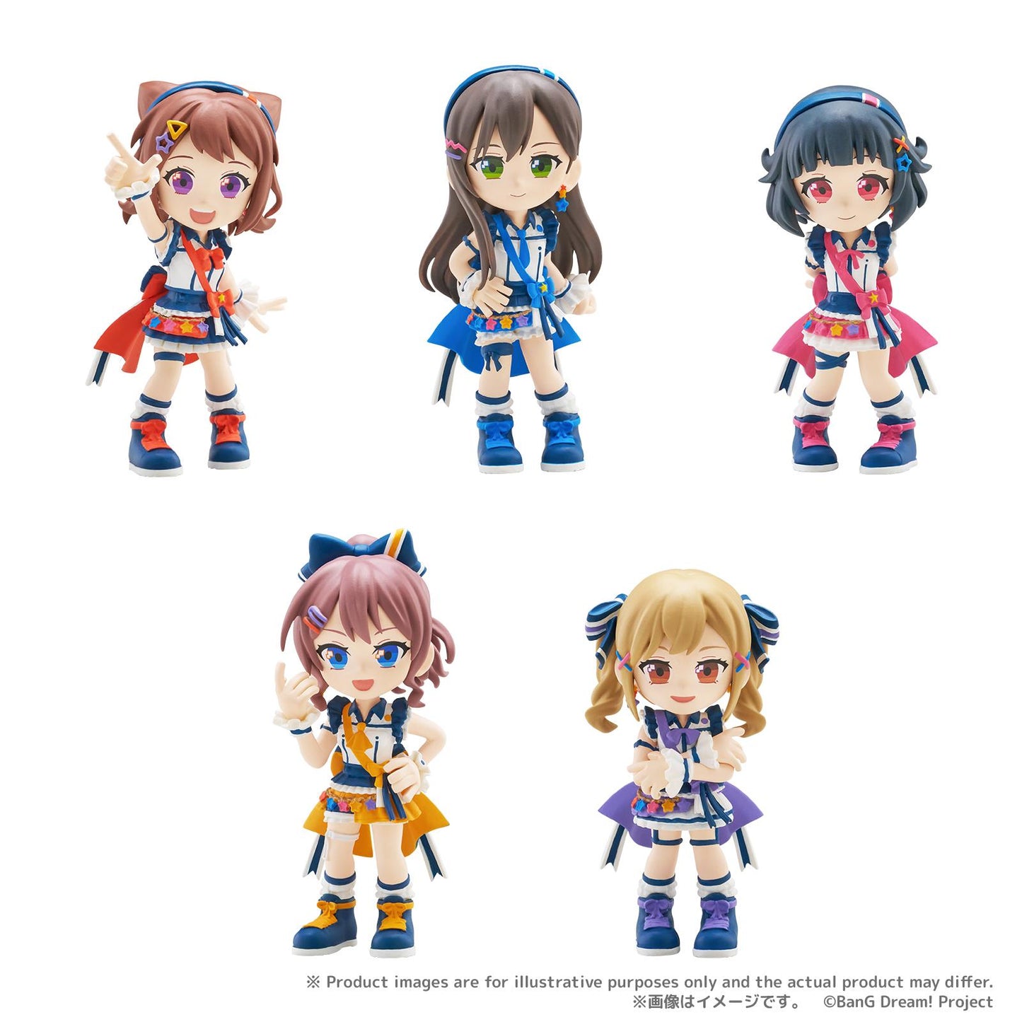 BanG Dream! PalVerse BanG Dream! Poppin'Party (Set of 6 figures)