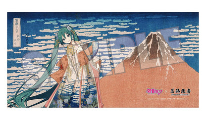 Hatsune Miku x Katsushika Hokusai iXima Bath Towel Fine Wind, Clear Morning