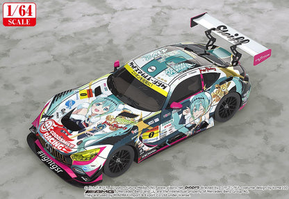 (Model Kits) Hatsune Miku GT Project 1/64 Scale Good Smile Hatsune Miku AMG 2018 SUPER GT Ver. (Rerun)