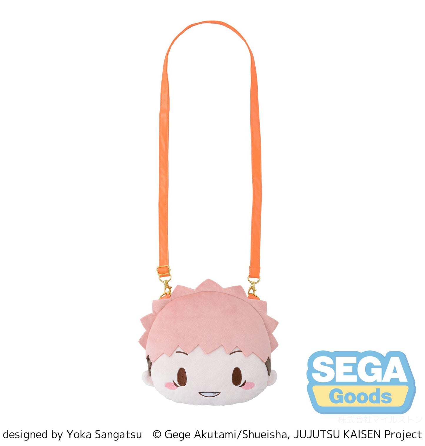 fuwa petit Anime "Jujutsu Kaisen" 5th Anniversary "Yuji Itadori" Face Shoulder Bag (M)