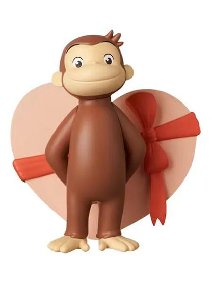 UDF Curious George w/Heart Non Scale Figure