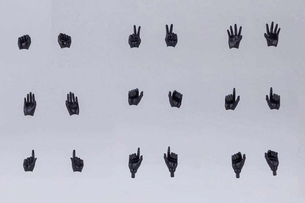 (Model Kits) MEGAMI DEVICE M.S.G 09 HAND SET SKIN COLOR BLACK