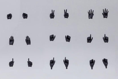 (Model Kits) MEGAMI DEVICE M.S.G 09 HAND SET SKIN COLOR BLACK