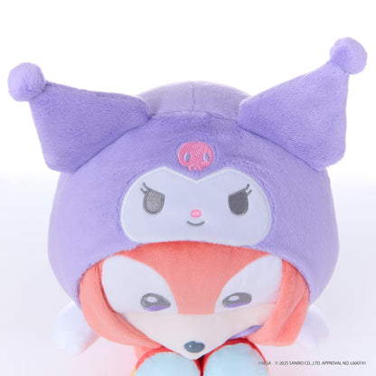 SONIC&FRIENDS Sanrio characters Plush M size Knuckles×Kuromi