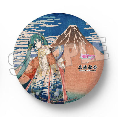 Hokusai Katsushika x Hatsune Miku by iXima Big Can Badge Fine Wind, Clear Morning (Rerun)