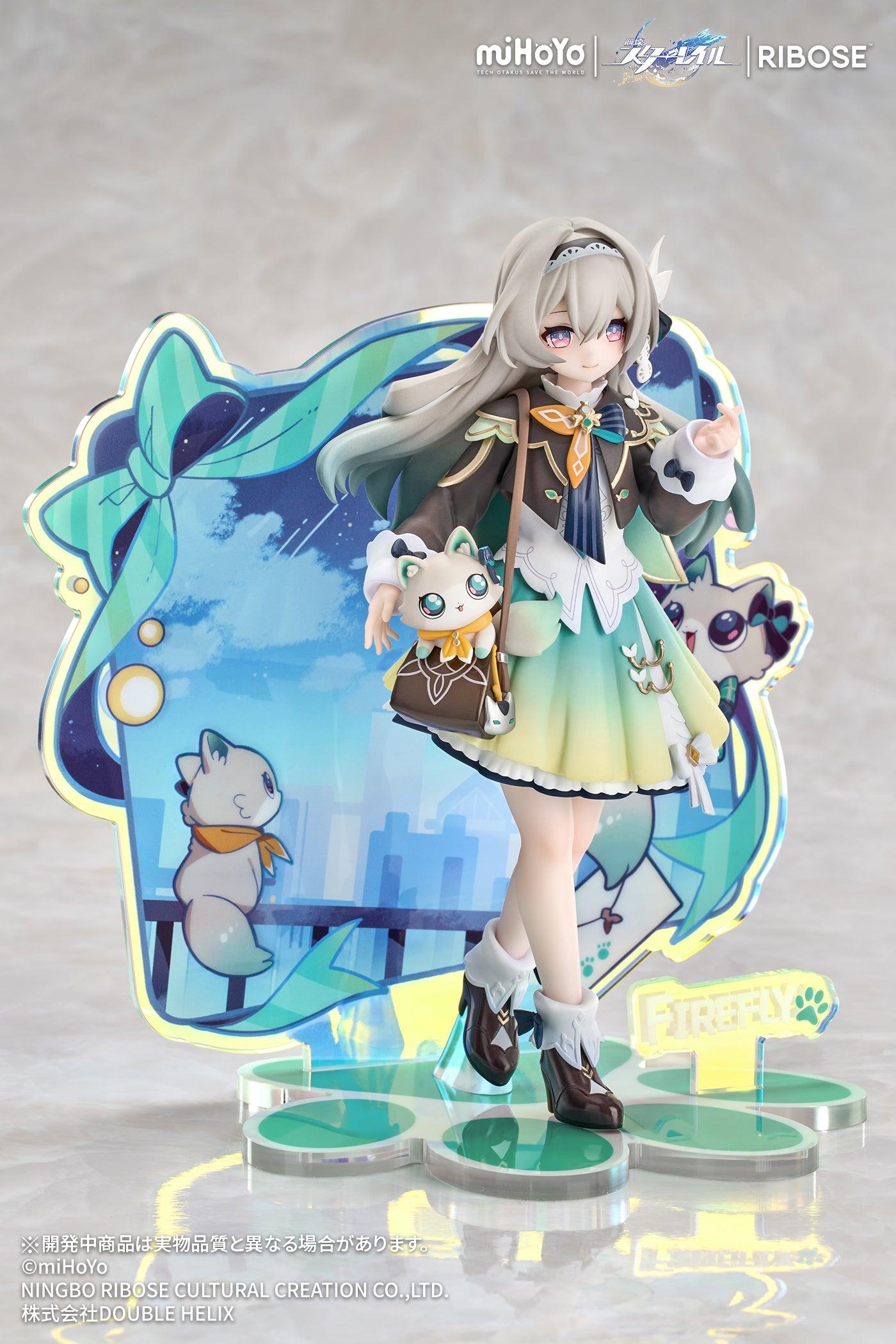 RISE UP+ Honkai: Star Rail Chibi Cat Series Figure Firefly Ver. Non Scale Figure