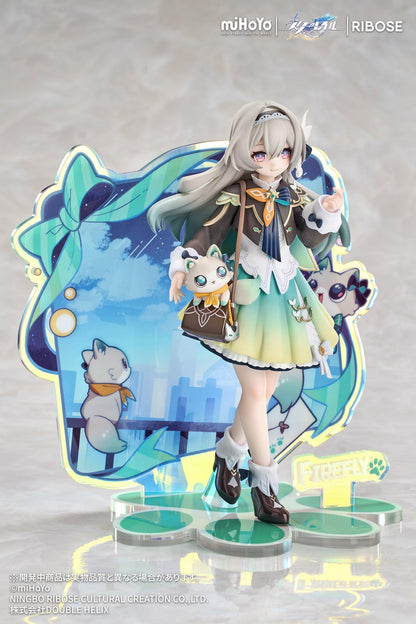 RISE UP+ Honkai: Star Rail Chibi Cat Series Figure Firefly Ver. Non Scale Figure