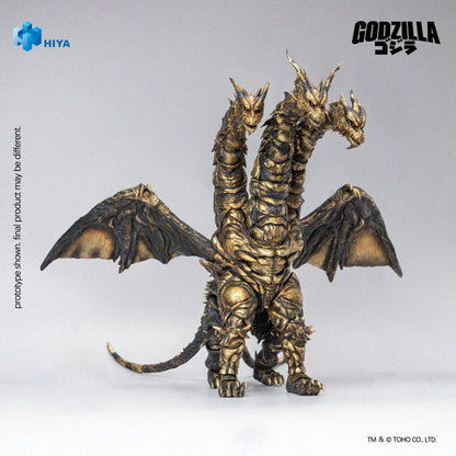 HIYA Exquisite Basic Series None Scale 10 Inch Godzilla Final Wars 2004 Keizer Ghidorah Action Figure